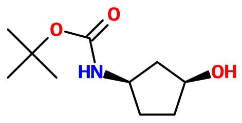 (image for) MC017950 tert-Butyl N-[(1R,3S)-3-hydroxycyclopentyl]carbamate